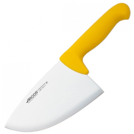 Нож секач 18см 2900 желтый детальная картинка 