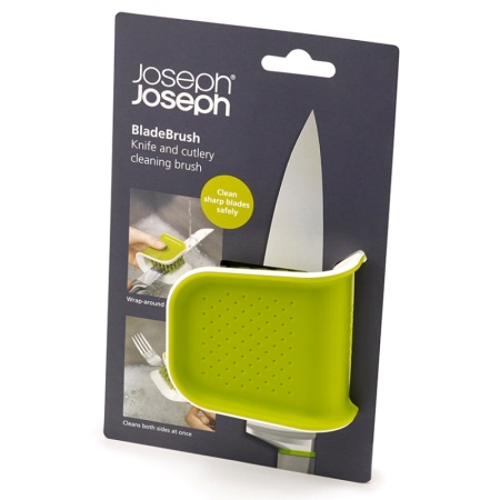 Щетка для столовых приборов и ножей BladeBrush зеленая - 85105 Joseph Joseph детальная картинка 