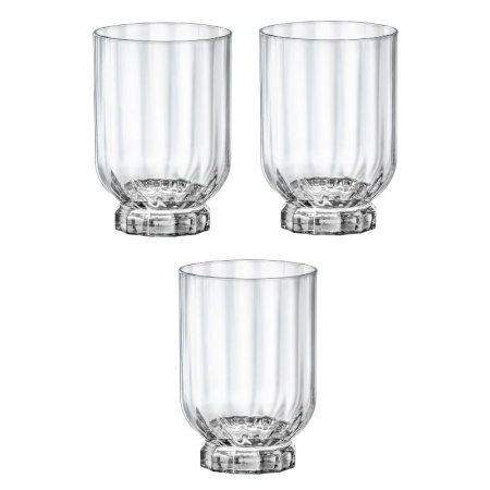 Набор стаканов для воды и десертного белого вина 300мл FLORIAN Rocks, 3шт детальная картинка 