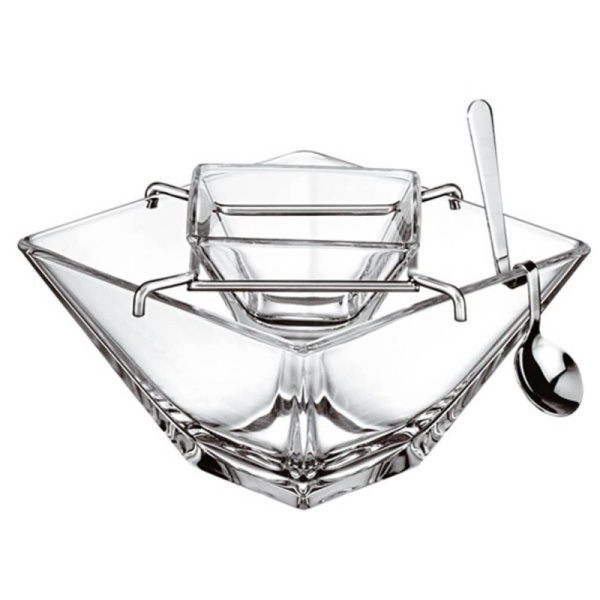 Фото Икорница 14x(h)10см TORCELLO с ложечкой