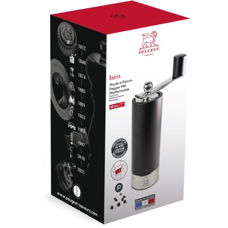 Мельница для соли ISEN u'Select Matt Black 18см детальная картинка 