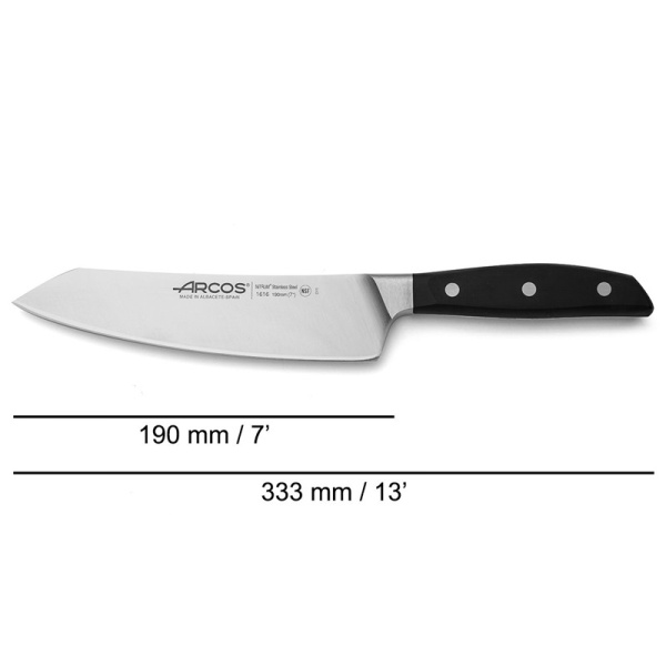 Фото Нож японский SANTOKU 19см MANHATTAN