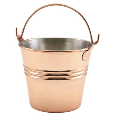 Ведерко сервировочное 450мл Ø10x(h)9см медное детальная картинка 