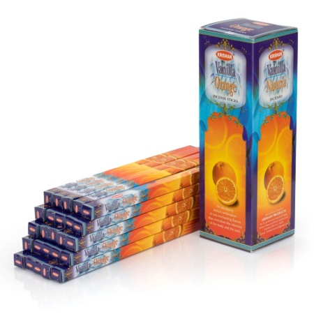 Благовония Krishan Vanilla Orange (Ванилиный апельсин) детальная картинка 