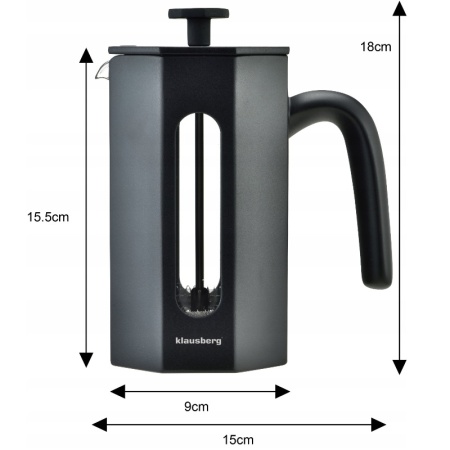 Френч-пресс 600мл Klausberg детальная картинка 