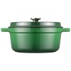 Кокот с крышкой Ø24см 3.5л зеленый детальная картинка 