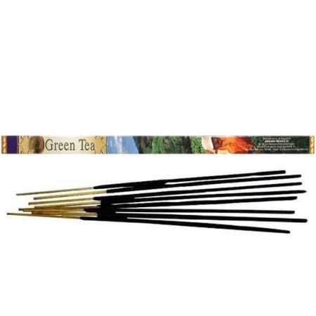 Благовония Krishan Green Tea (Зеленый чай) детальная картинка 