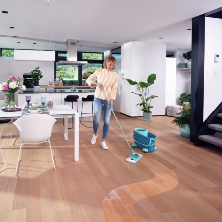 Комплект для мытья пола Clean Twist M Ergo mobile: швабра 33см, ведро 6л с отжимом детальная картинка 