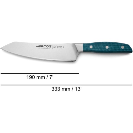 Нож японский SANTOKU 19cм BROOKLYN детальная картинка 