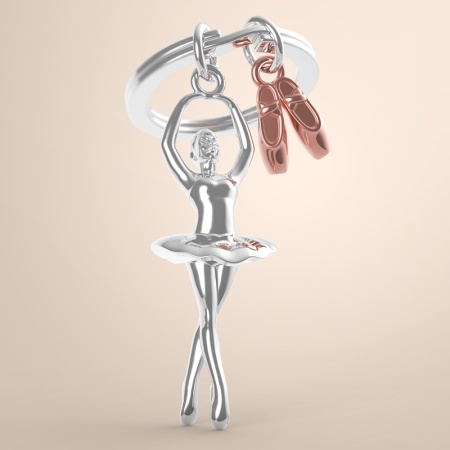 Брелок для ключей "Балерина" детальная картинка 