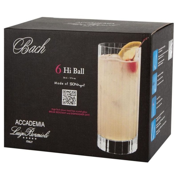 Набор стаканов 360мл Hi-Ball BACH Beverage, 6шт детальная картинка 