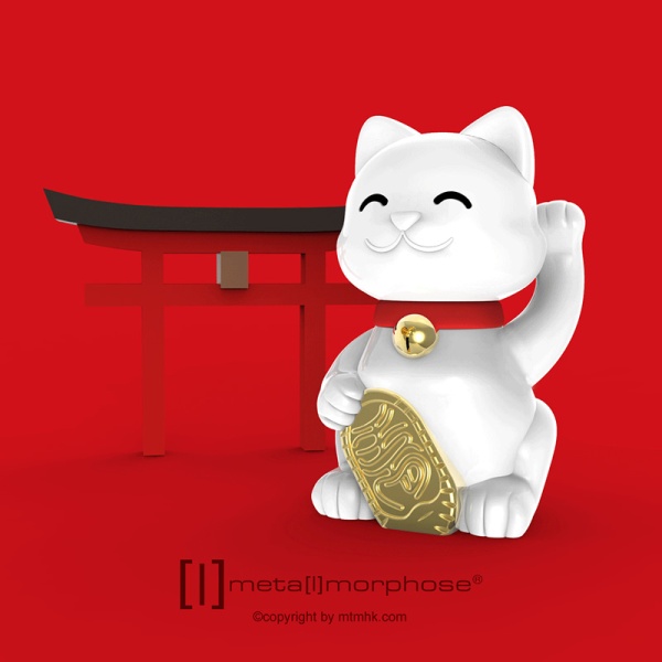 Фото Брелок для ключей "Кот Манэки-Нэко"