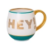 Кружка Library «Hey!» (мятного цвета) детальная картинка 