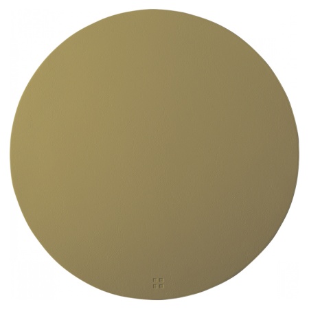 Плейсмат круглый ø38см PVC золотой детальная картинка 
