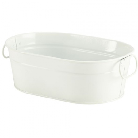 Корзинка сервировочная 23x15x7см GenWare белая детальная картинка 