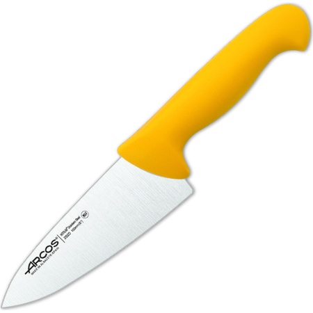 Нож поварской 15см 2900 желтый детальная картинка 
