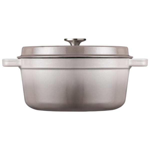 Фото Кокот с крышкой Ø28см 5л серый