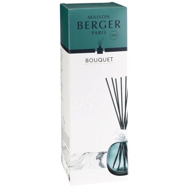 Фото Дизайнерский аромадиффузор «‎Бирюзовый» с ароматом «Белый чай» (Pure White Tea) 180мл