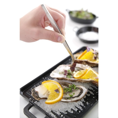 Пинцет кухонный изогнутый 305мм Hendi детальная картинка 