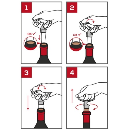 Штопор двусторонний MATHUS Basalt детальная картинка 