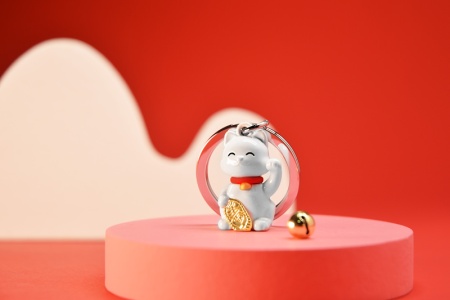 Брелок для ключей "Кот Манэки-Нэко" детальная картинка 