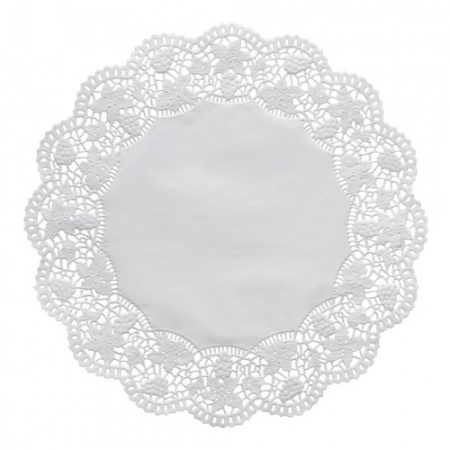 Салфетки кружевные Ø34см, 100шт детальная картинка 