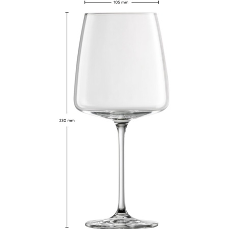 Набор бокалов для вина 710мл VIVID SENSES, 2шт детальная картинка 