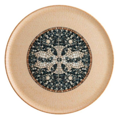 Тарелка для пиццы Ø32см MESOPOTAMIA MOSAIC WOOD Gourmet детальная картинка 