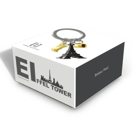 Брелок для ключей "Кофе и круассан в Париже" детальная картинка 