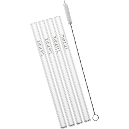 Набор соломок стеклянных 150мм, 4шт детальная картинка 