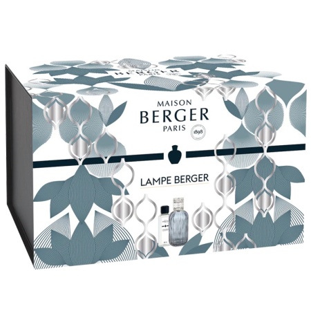 Подарочный набор «‎Квинтэссенция» голубая лампа Берже и аромат «‎Золотая пшеница» (Golden Wheat) 250мл детальная картинка 