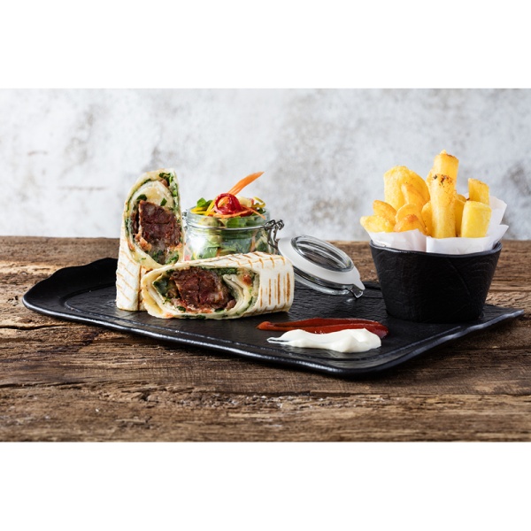 Фото Тарелка прямоугольная 24x17см SHADE