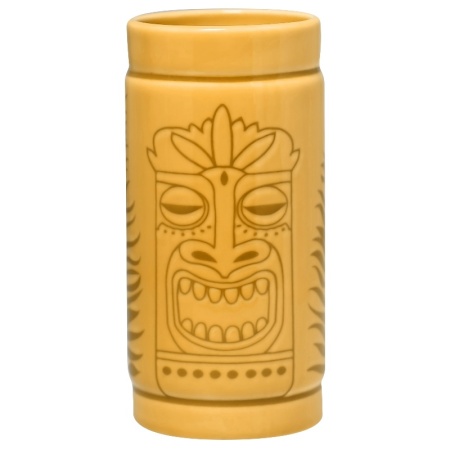 Стакан тики кружка 415мл Ø7x(h)14.5см Aztek Tiki Yellow детальная картинка 