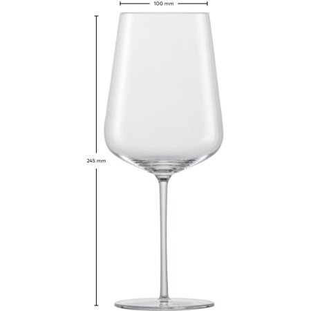 Набор бокалов для красного вина 742мл VERVINO, 2шт детальная картинка 