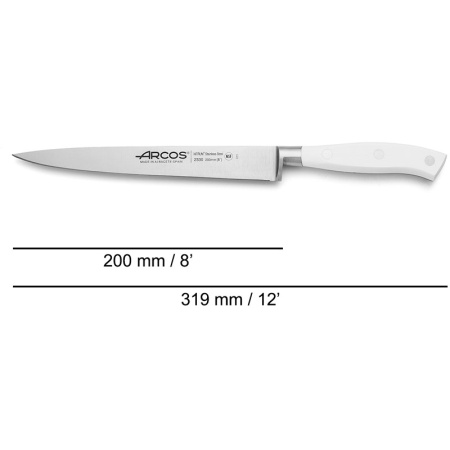 Нож филейный 20см RIVIERA BLANC детальная картинка 