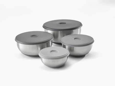 Набор из 4 мисок Nest Prep&Store из нерж.стали с крышками - 95025 Joseph Joseph детальная картинка 