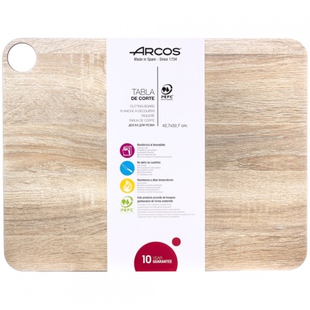Доска разделочная 43x33см NATURAL – Arcos детальная картинка 