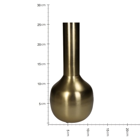 Ваза для цветов Aluminum Gold 11.5x11.5x25.5см детальная картинка 