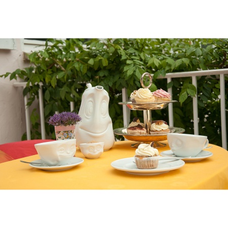 Чашка с блюдцем 200мл Tassen Happy белая детальная картинка 