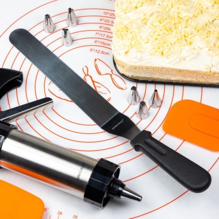 Шпатель кухонный изогнутый 36.5см детальная картинка 