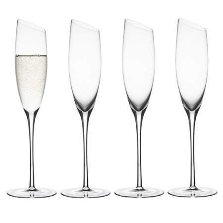 Набор бокалов для шампанского 190мл Geir, 4шт детальная картинка 