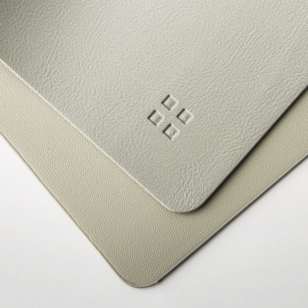 Плейсмат прямоугольный 45x32см PVC серебряный детальная картинка 