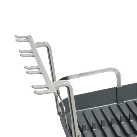 Сушилка для посуды Holster 42x34см серая детальная картинка 