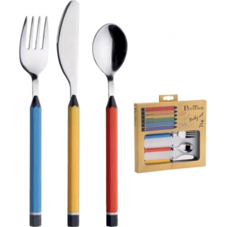 Набор столовых приборов MATITE BABY - 3шт детальная картинка 