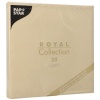 Салфетка 40x40см ROYAL Collection песочная, 20шт детальная картинка 