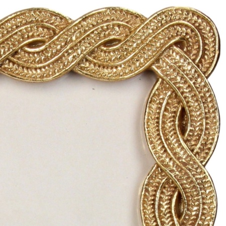 Рамка для фото 13x18см прямоугольная золотая детальная картинка 