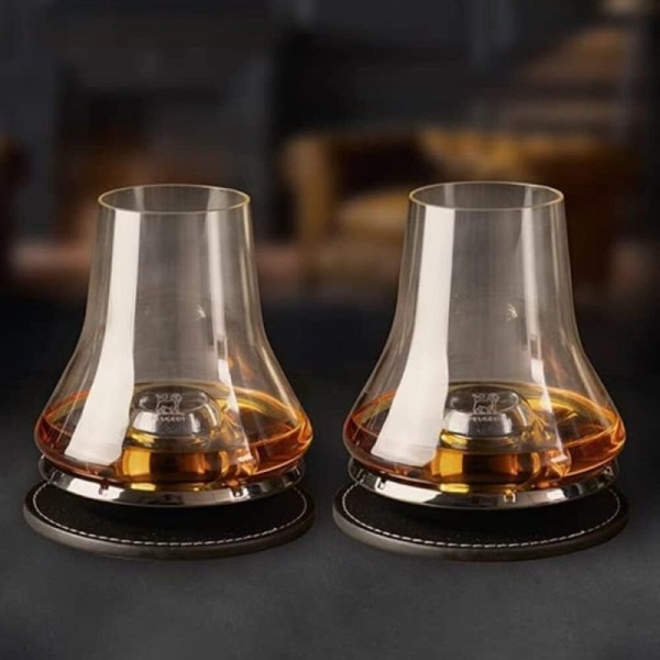 Фото Набор стаканов для дегустации виски на охлаждающей подставке Whisky Atmosphere, 2шт