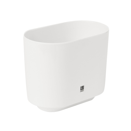 Стакан для зубных щеток Step белый 13x8x10см детальная картинка 