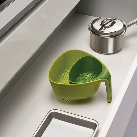 Набор дуршлагов Nest зеленый - 40093 Joseph Joseph детальная картинка 