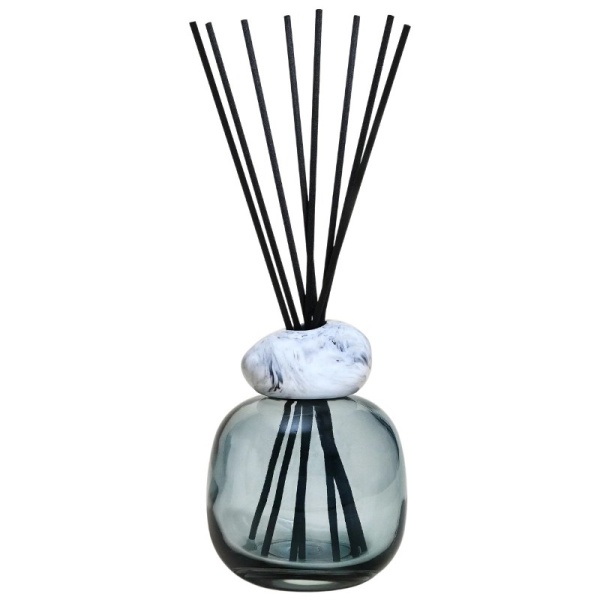 Фото Дизайнерский аромадиффузор «‎Бирюзовый» 180мл с ароматом «Белый чай» (Pure White Tea)